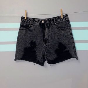 Refuge “mom” Black Jean Shorts - size 7